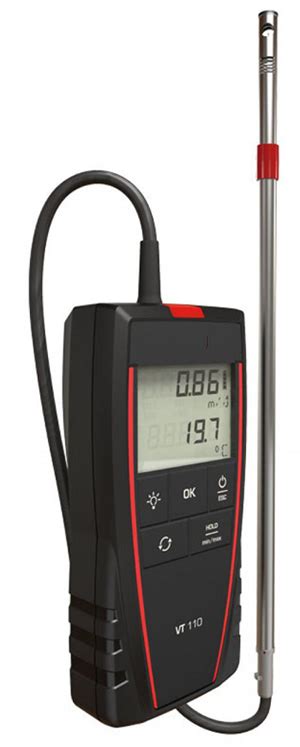 VT S Handheld Hot Wire Thermo Anemometer Measure Air Velocity And Temperature Simultaneously
