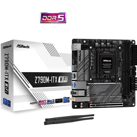 Материнская плата ASROCK Z790M-ITX WIFI (LGA1700, mini-ITX) — купить в ...