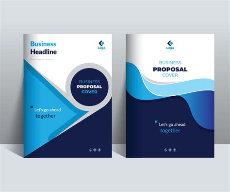 Corporate Business Proposal Cover Design Template Adept For