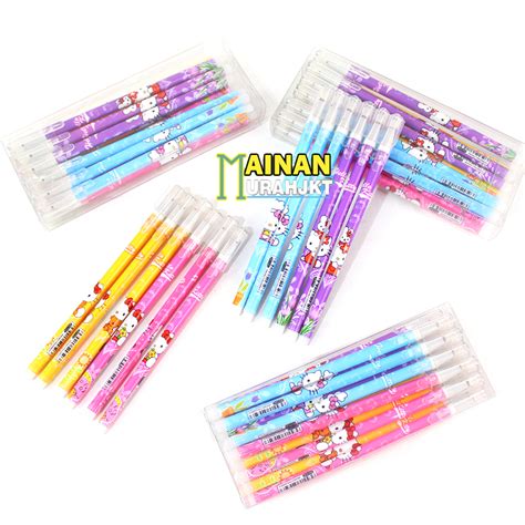 Jual ATK PULPEN ERASER HELLO KITY 99099 ATK PULPEN BISA DI HAPUS GAMBAR