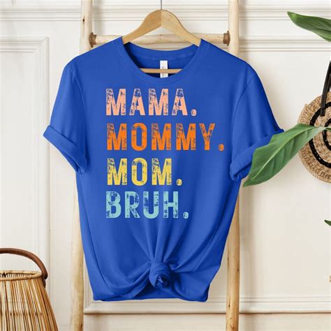 Mama Mommy Mom Bruh Mama Shirt Funny Mom Shirt T For Etsy