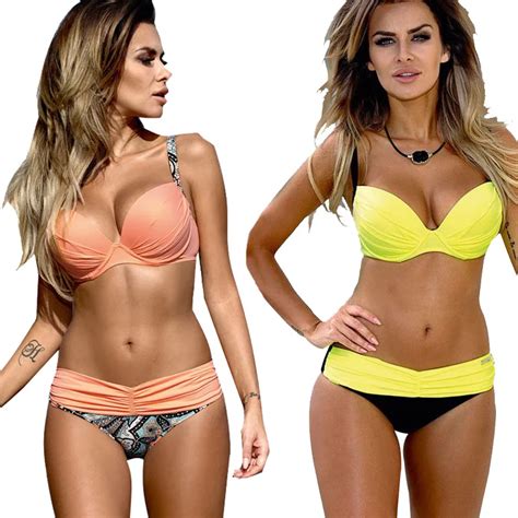 Bikini Set Summer Low Waist Swimwear Women Sexy Bench Swimsuit