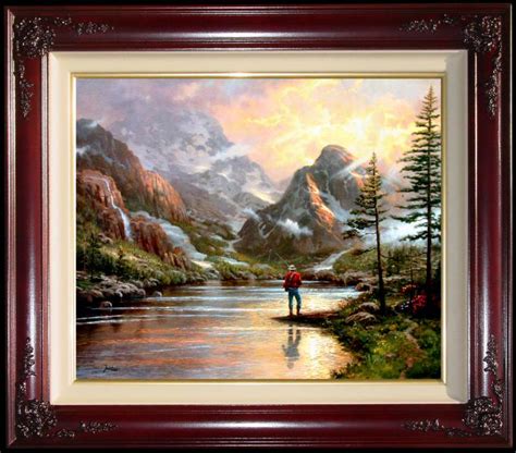 Almost Heaven 24x30 R/E Framed Limited Edition Thomas Kinkade Canvas ...