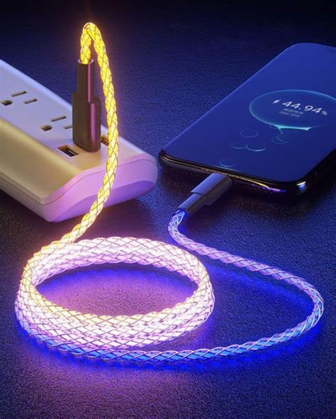 Cable De Carga Y Sincronizaci N Usb Usb C Con Retroiluminaci N Metro