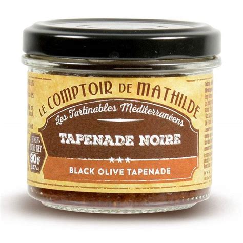 Les Tartinables Tapenade Noire Le Comptoir De Mathilde Le