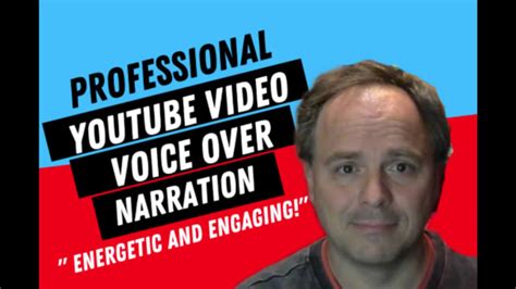 Be Your Professional Video Voice Over Narrator In American English For