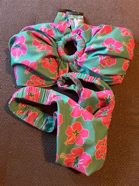 Tropical Print Beach Bikini Set Thekittenpark
