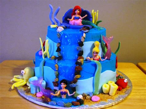 Ariel Birthday Cake Princess Ariel Birthday Cakes Protoblogr Design