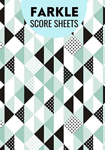 Farkle Score Sheets Classic Dice Game Record Keeper Book Scorekeeping