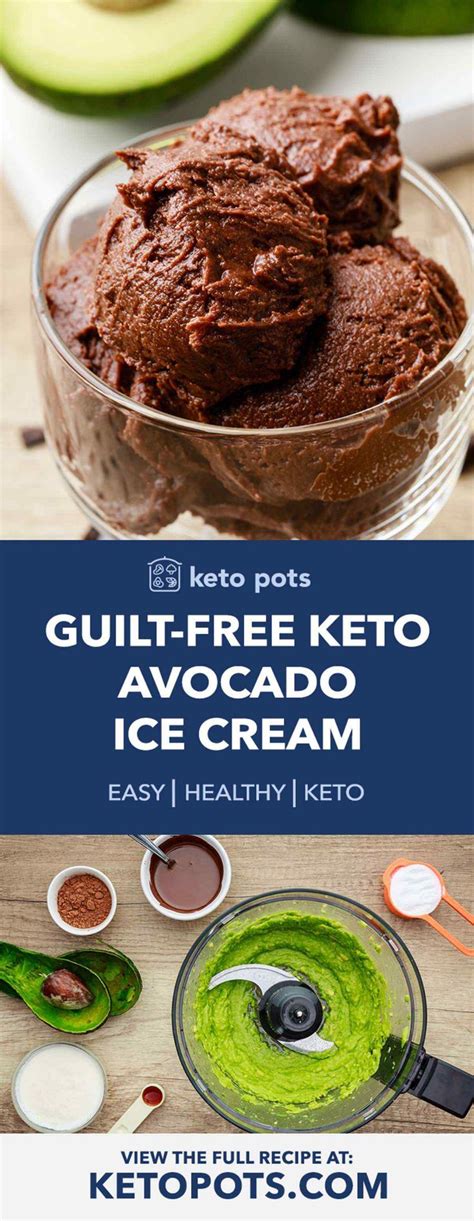 Keto Avocado Ice Cream Recipe Keto Pots Recipe Avocado Ice Cream Avocado Ice Cream Recipe