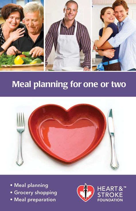 Meal Planning Resources Heart And Stroke Foundation Of Manitoba Meal Planning Meals