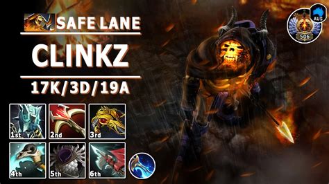 Clinkz Safe Lane Carry D Pos Clinkz Play Dota Immortal