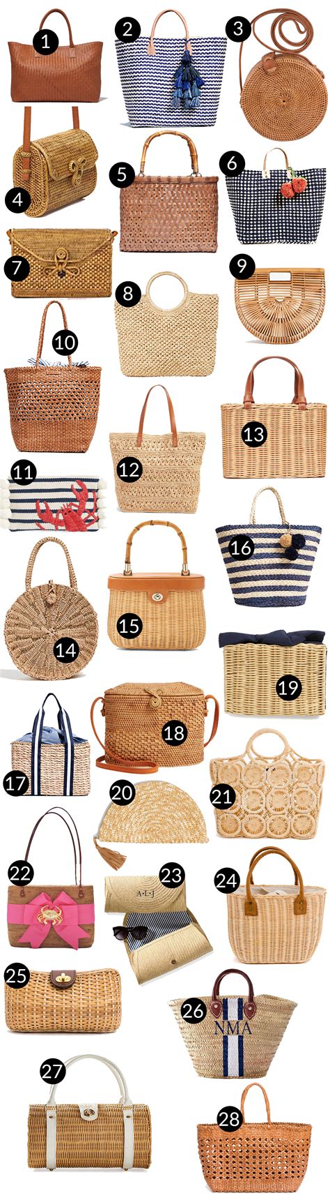 Preppy Woven Bags
