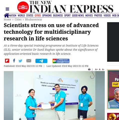 Lab In News Raghavs Lab