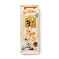 Шоколад белый Alpen Gold миндаль и кокос — купить с доставкой из Яндекс ...