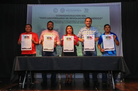 Convoca Solidaridad al desfile en conmemoración del CXIII Aniversario