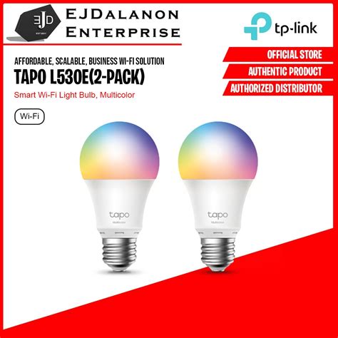 Tp Link Tapo L E Pack Smart Wi Fi Light Bulb Multicolor Voice