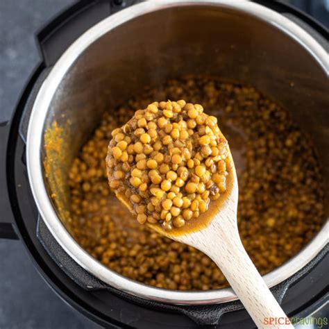 Instant Pot Lentils (Soak or No-Soak) - Spice Cravings