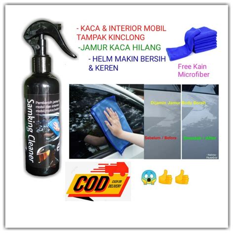 Jual 250 Ml Pembersih Jamur Kaca Mobil Interior Mobil Body Motor