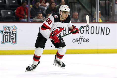 Devils Meier Showcases Strengths In Debut The Hockey Writers New Jersey Devils Nhl News