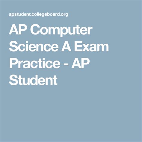 Ap Computer Science A Unit Test Answers Ap Computer S