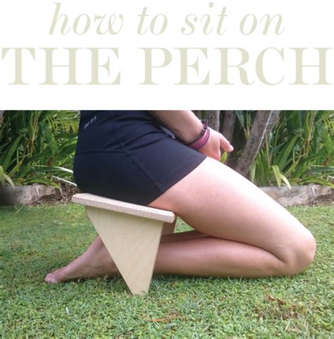 The Original Perch Is A Seat That Self Adjusts To Suit Your Body The Unique Design Encourages