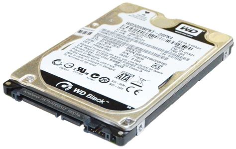Western Digital WD5000BEVT-22A0RT0 - 500GB 5.4K RPM SATA 9.5mm 2.5 ...