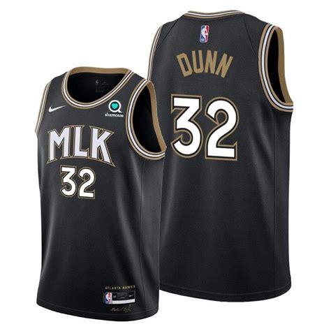 Men Atlanta Hawks MLK City Edition Cam Reddish Black Jersey 2020-21 ...