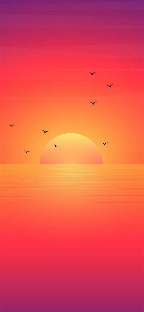 Minimalist Sunset Wallpapers 4k Hd Minimalist Sunset Backgrounds On