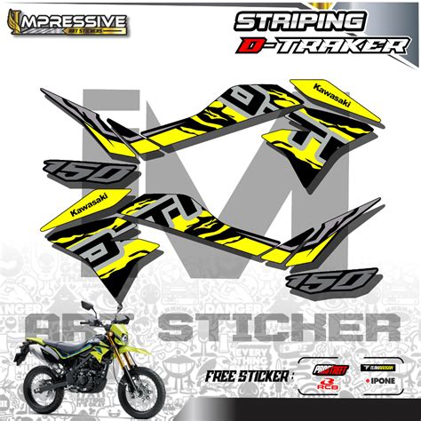 Jual Striping Sticker Dtracker Striping D Tracker Kawasaki