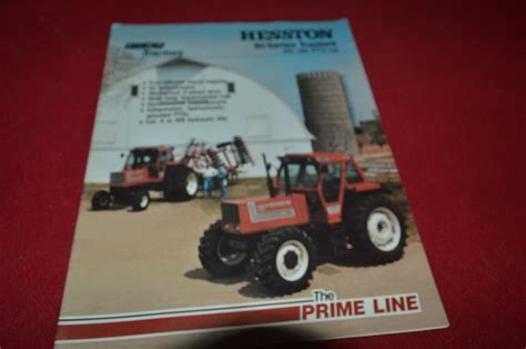 Hesston Buyers 1180 1380 1580 1880 Tractor Brochure Fcca Ebay