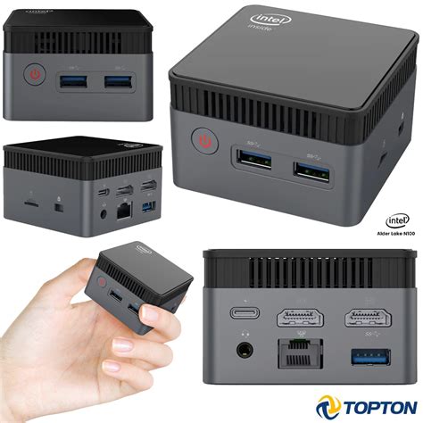 Computador Topton M S Th Gen Mini Pc Intel N Que Cabe Na Palma