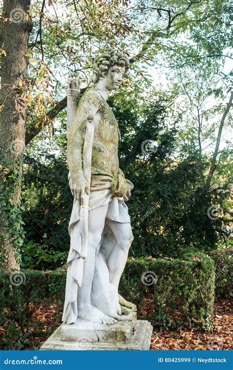 Statue Of Nude Man In Wallach French Park Stock Image Image Of Statue Stone