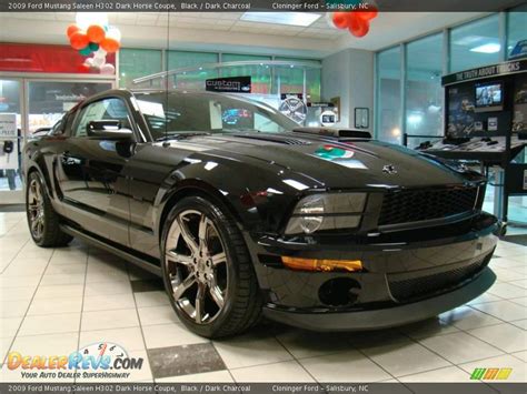 2009 Ford Mustang Saleen H302 Dark Horse Coupe Black Dark Charcoal