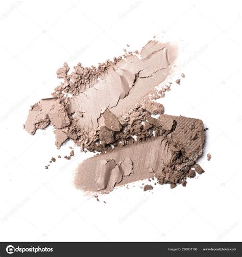 Smear Of Nude Color Eyeshadow Isolated On White Stock Photo Viktoriya89 280031196
