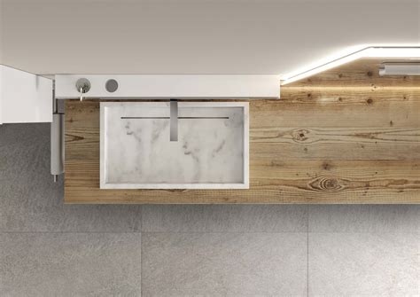 Lavabo Slide S Incasso Soprapiano In Marmo Installazione Lavabi