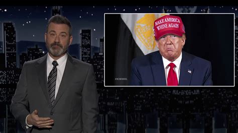 Jimmy Kimmel Roasts Fragile Snowflake Donald Trump For Allegedly