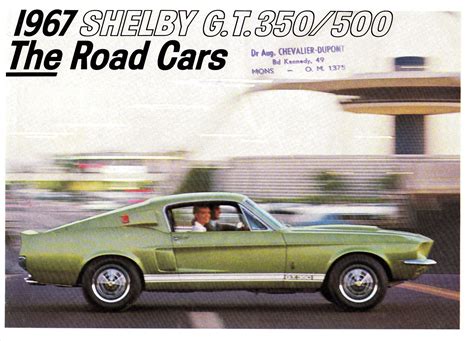 1967 Ford Shelby GT brochure