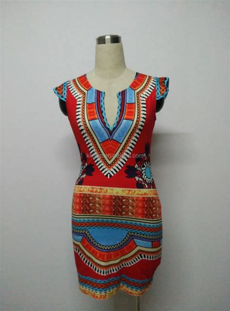 Traditional African Dashiki Bodycon Dress Printed For Women Buy