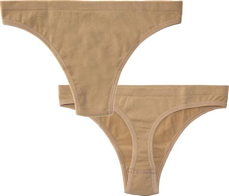 Amazon DANCEYOU Nude Briefs Seamless Thongs No Show Dance Gymnastics Underwear Packs