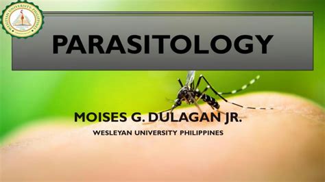 Solution Introduction To Parasitology Studypool