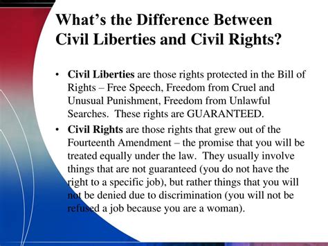 Ppt Civil Liberties And Civil Rights Powerpoint Presentation Free