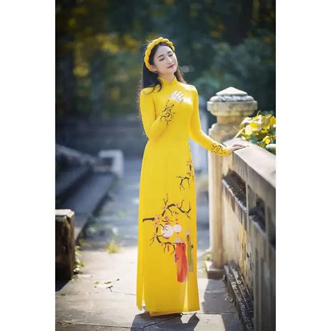 Robe traditionnelle vietnamienne Ao Dai pour femme Cheongsam rétro