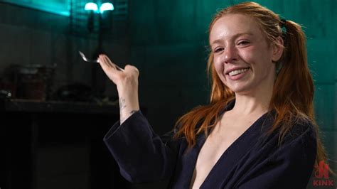 Submissive Redhead Madi Collins Gets Punished With Anal Vaginal Sex Toys CoedCherry