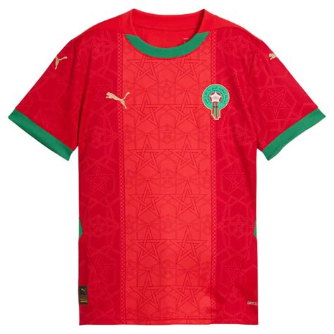 Maillot Enfant Maroc Domicile 2024 2025 Foot Soccer Pro