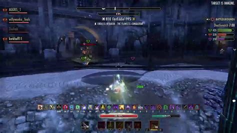 ESO PvP 2H Bow Stam Sorc 1vX YouTube