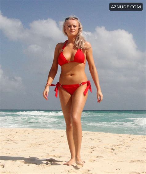 Katie Mcglynn Shows Off Her Sexy Beach Body Physique In The Blazing Hot Sunshine Out In Mexico