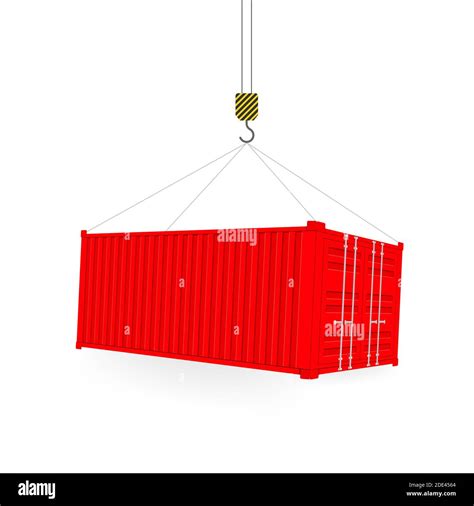 Red Shipping Cargo Container Twenty And Forty Feet For Logistics And