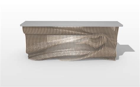 Parametric Reception Table 3D Model CGTrader