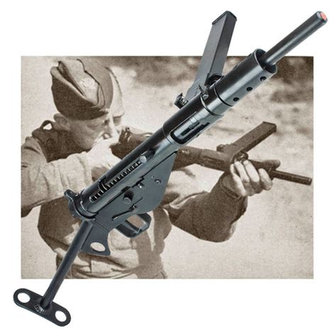 British Sten Mkii Non Firing Replica Submachine Gun